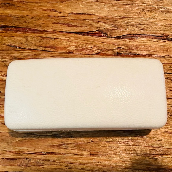 Versace White Glasses Case with Gold Logo - Picture 2 of 5